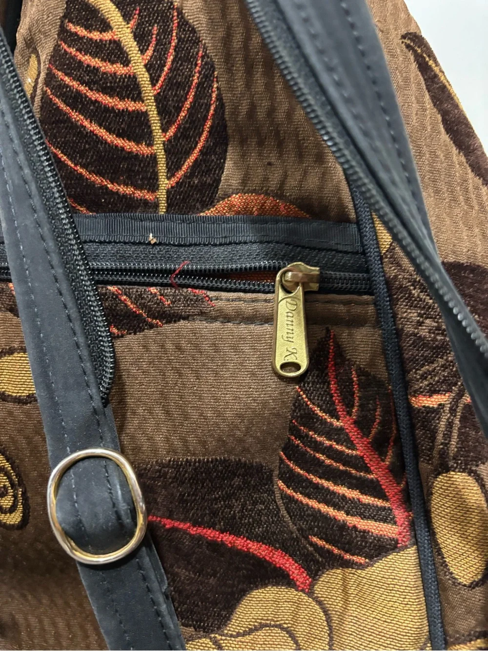Danny K. Floral Tapestry Sling Backpack | Made in USA Convertible Crossbody Bag